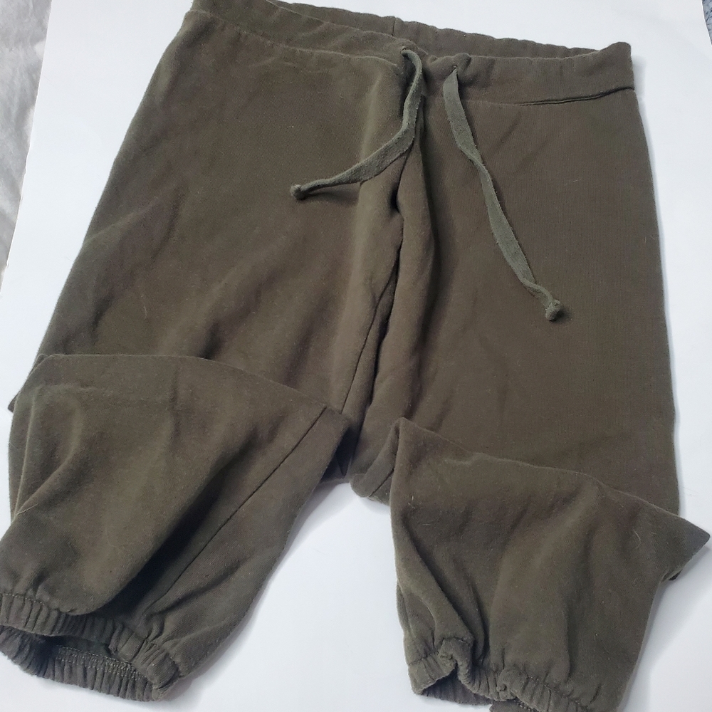 Fabletics || Green Capri Joggers - Picture 1 of 5